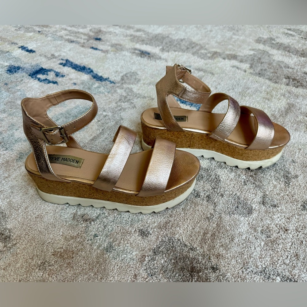 Steve Madden Kirsten Platform Sandals, Size 7.5